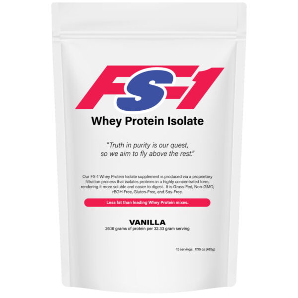 whey protein isolate vanilla | 15 serving size